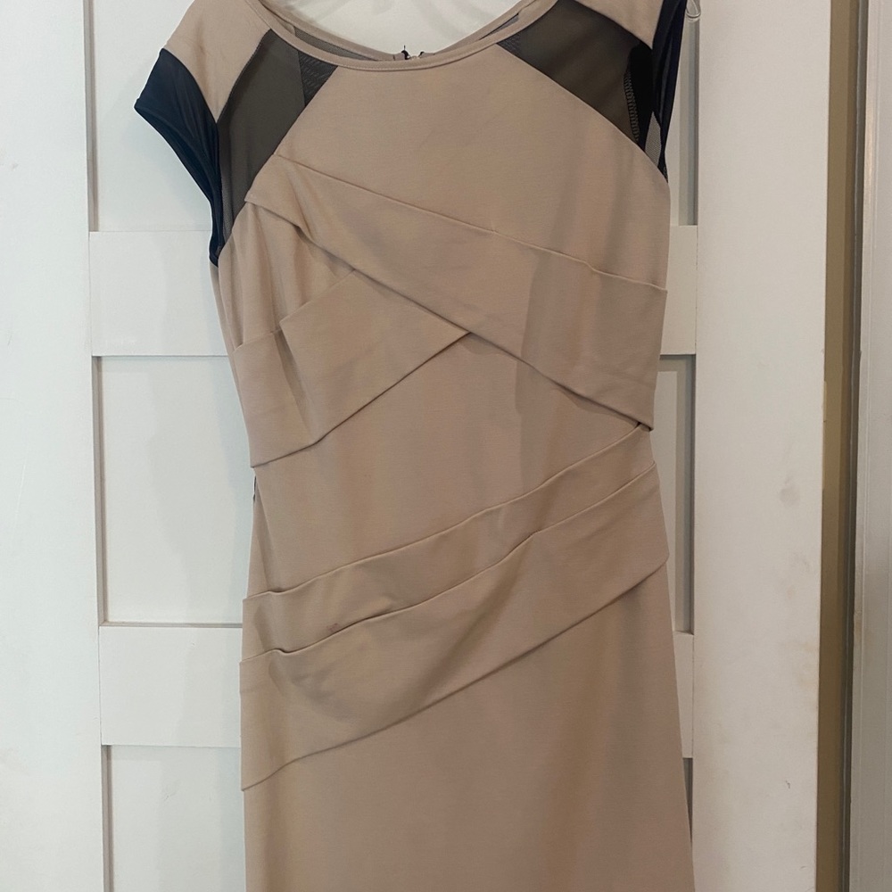 Women’s Tan and Black Dress.  Size S